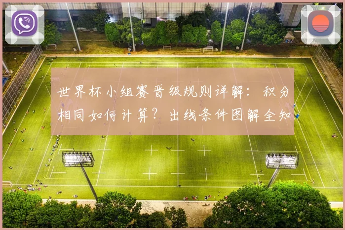 世界杯小组赛晋级规则详解:积分相同如何计算?出线条件图解全知道